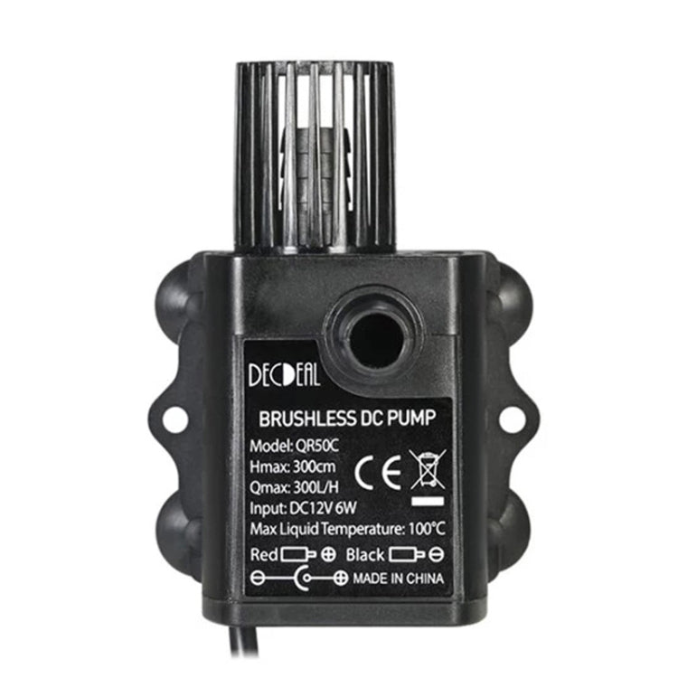 DC12V 마이크로 브러시리스 냉수 순환 분수용 워터 펌프, QR50C