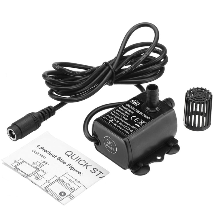 DC12V 마이크로 브러시리스 냉수 순환 분수용 워터 펌프, QR50C