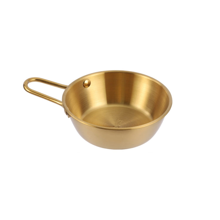 304 스테인리스 스틸 양념 그릇 식당 쌀 와인 스낵 서빙 병, 손잡이 포함 10.5cm 은색, 12cm 은색, 13cm 은색, 14cm 은색, 17cm 은색, 10.5cm 손잡이 금색, 12cm 손잡이 금색