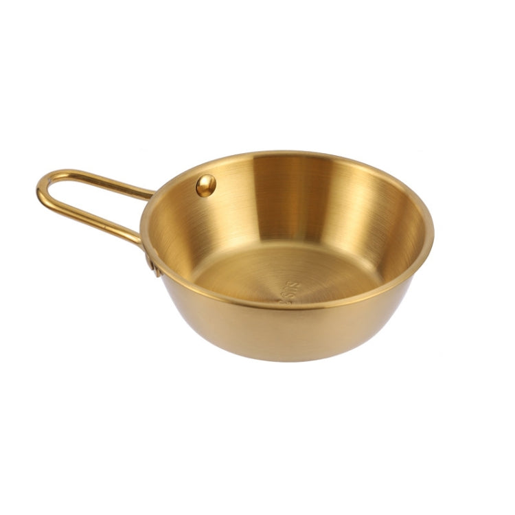 304 스테인리스 스틸 양념 그릇 식당 쌀 와인 스낵 서빙 병, 손잡이 포함 10.5cm 은색, 12cm 은색, 13cm 은색, 14cm 은색, 17cm 은색, 10.5cm 손잡이 금색, 12cm 손잡이 금색