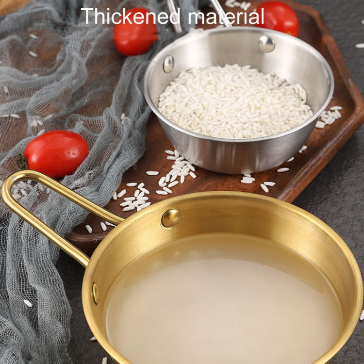 304 스테인리스 스틸 양념 그릇 식당 쌀 와인 스낵 서빙 병, 손잡이 포함 10.5cm 은색, 12cm 은색, 13cm 은색, 14cm 은색, 17cm 은색, 10.5cm 손잡이 금색, 12cm 손잡이 금색