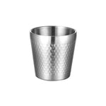 304 스테인리스 스틸 해머 머그 두꺼운 이중층 식당용 찻잔, 175ml, 260ml, 300ml, 350ml, 450ml