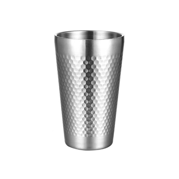 304 스테인리스 스틸 해머 머그 두꺼운 이중층 식당용 찻잔, 175ml, 260ml, 300ml, 350ml, 450ml
