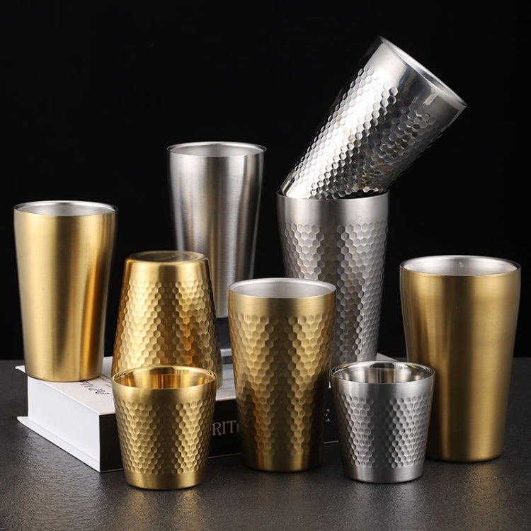 304 스테인리스 스틸 해머 머그 두꺼운 이중층 식당용 찻잔, 175ml, 260ml, 300ml, 350ml, 450ml