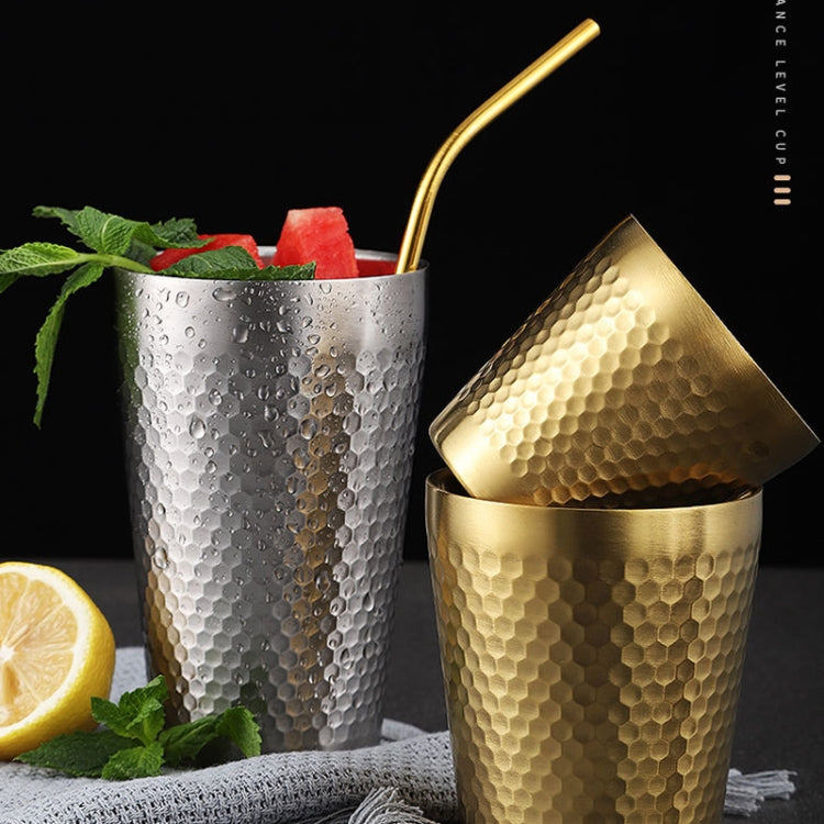 304 스테인리스 스틸 해머 머그 두꺼운 이중층 식당용 찻잔, 175ml, 260ml, 300ml, 350ml, 450ml