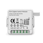 알렉사 / 구글 홈 / 투야 스마트 라이프 앱용 스마트 스위치 모듈, 1채널 WiFi, 2채널 WiFi, 3채널 WiFi, 4채널 WiFi, 1채널 지그비, 2채널 지그비, 3채널 지그비, 4채널 지그비