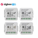알렉사 / 구글 홈 / 투야 스마트 라이프 앱용 스마트 스위치 모듈, 1채널 WiFi, 2채널 WiFi, 3채널 WiFi, 4채널 WiFi, 1채널 지그비, 2채널 지그비, 3채널 지그비, 4채널 지그비