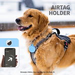 AirTag 2세대 / AirTag 1세대 반려동물 플라스틱 방수 트래커 보호 케이스, 블루, 핑크, 블랙