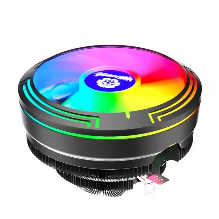 LED 컬러풀 라이트 4핀 쿨러 데스크탑 CPU 쿨링 팬, 아이스 블레이드 W120