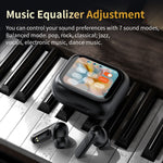 LX-10 Full-Color Touch Screen ANC+ENC Dual Noise Reduction In-Ear Wireless Bluetooth Earphone