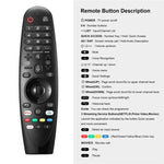 LG TV용 블루투스 핸드헬드 적외선 음성 다기능 리모컨, AKB75855501 음성