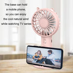 미니 USB 핸드헬드 팬 충전식 휴대용 데스크탑 휴대폰 거치대