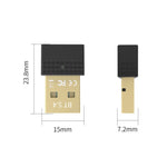 USB 블루투스 5.4 어댑터 송수신기 블루투스 오디오 PC 어댑터, 블루투스 5.4
