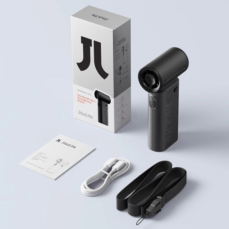 JisuLife Life9 고속 핸드헬드 소형 팬 미니 휴대용 USB 충전식 데스크탑 냉각 전기 팬, 3600mAh, 5000mAh