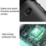 JisuLife Life9 고속 핸드헬드 소형 팬 미니 휴대용 USB 충전식 데스크탑 냉각 전기 팬, 3600mAh, 5000mAh