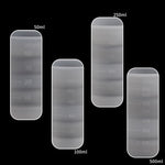 접이식 DIY 에폭시 계량 컵 실리콘 몰드 양초 석고 접착제 혼합 컵, 5개 50ml, 5개 100ml, 2개 250ml, 2개 500ml