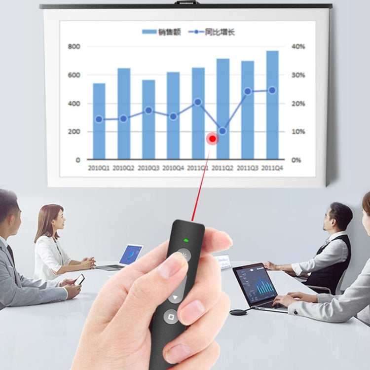 B1 멀티미디어 적외선 레이저 포인터 교육용 비즈니스 무선 PPT 페이지 넘김 펜, B1 (블랙), B1 (화이트), B1 (핑크)