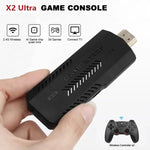 X2 Ultra Video Game Stick Console With 2.4G Double Wireless Controller, 64GB, 128GB, 256GB
