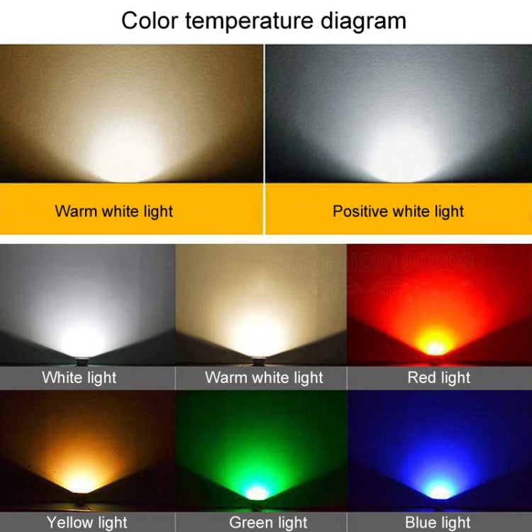 LED 플러드라이트 COB 야외 방수 스포트라이트 광고판 조명 정원 램프, 5W 백색광, 10W 백색광, 10W 녹색광, 10W 7색, 20W 백색광, 20W 녹색광, 20W 7색, 30W 백색광, 30W 녹색광, 30W 7색, 50W 백색광...