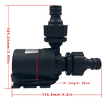 5m 리프트 브러시리스 모터 세라믹 샤프트 코어 부스터 펌프, DC12V, DC24V