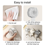 Bathroom Suction Cup Hooks Household Wall Mounted Hanging Organizer