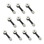 3 in 1 나사 연결 가구 링크 고정기 옷장 편심 휠 너트 연결 고정장치, 10개 40mm, 10개 35mm