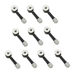 3 in 1 나사 연결 가구 링크 고정기 옷장 편심 휠 너트 연결 고정장치, 10개 40mm, 10개 35mm