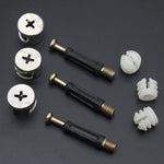3 in 1 나사 연결 가구 링크 고정기 옷장 편심 휠 너트 연결 고정장치, 10개 40mm, 10개 35mm