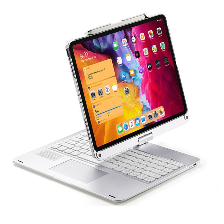 iPad Pro 12.9인치 2022/2021/2020/2018 태블릿 블루투스 터치 키보드 백라이트 및 360도 회전 기능 포함, iPad Pro 12.9인치용
