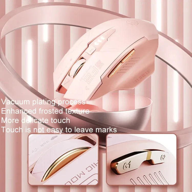 Inphic F8 2.4G 무선 무음 충전 컴퓨터 게이밍 마우스, F8