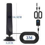 4K 1080P Indoor Digital TV Antenna For Local Channels 50 Miles Range With Amplifier Signal Booster, 50 Miles 20dBi HDTV-T2