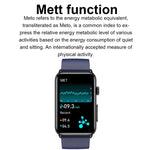 스마트 워치 링 ECG 온도 심박수 혈압 건강 블루투스 통화 시계, 블랙 실리콘, 레드 실리콘, 블루 실리콘, 블랙 가죽, 브라운 가죽