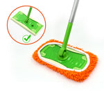 Swiffer Sweeper 및 기타 10인치 평면 대걸레 교체용 패드, 2개 테리 천, 산호 플리스 회색, 산호 플리스 녹색, 줄무늬 회색, 셰닐 녹색, 셰닐 주황, 셰닐 회색