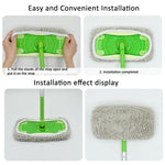 Swiffer Sweeper 및 기타 10인치 평면 대걸레 교체용 패드, 2개 테리 천, 산호 플리스 회색, 산호 플리스 녹색, 줄무늬 회색, 셰닐 녹색, 셰닐 주황, 셰닐 회색