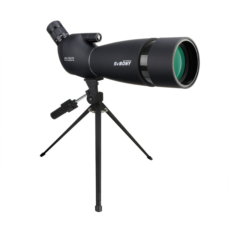 SVBONY SV28 25-75x70 IP65 방수 조류 관측용 스코프, 21mm 접안렌즈