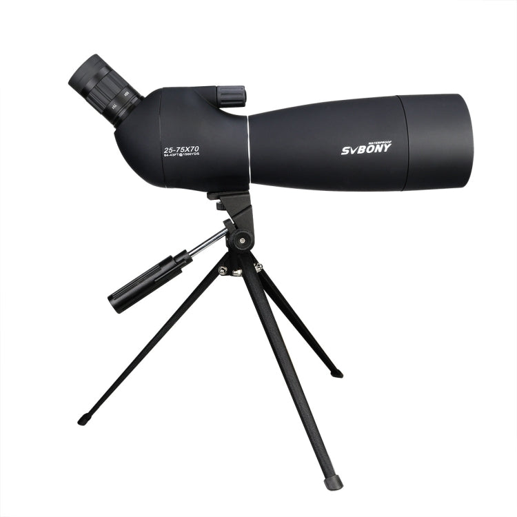 SVBONY SV28 25-75x70 IP65 방수 조류 관측용 스코프, 21mm 접안렌즈