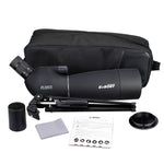 SVBONY SV28 25-75x70 IP65 방수 조류 관측용 스코프, 21mm 접안렌즈