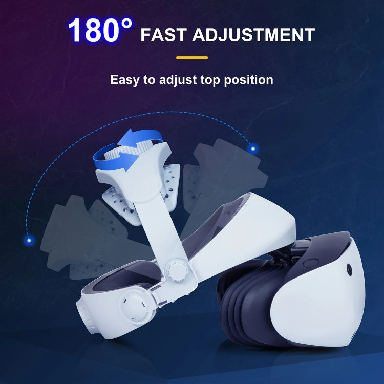 DEVASO PlayStation VR 2 엘리트 헤드밴드용 미끄럼 방지 편안한 무게 감소 헤드밴드, PlayStation VR 2 ABS용