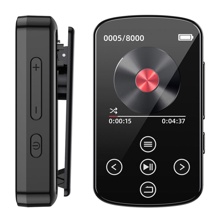 MP3 블루투스 뮤직 플레이어 하이파이 스포츠 클립 터치 스크린 MP4, TF 카드 없음, 8GB, 16GB, 32GB, 64GB, 128GB