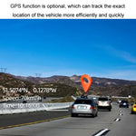 차량 HD WIFI 연동 트리플 카메라 블랙박스, GPS 및 WIFI 연동 기능 포함, 우측 사각지대 시스템 포함