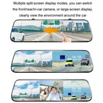 차량 HD WIFI 연동 트리플 카메라 블랙박스, GPS 및 WIFI 연동 기능 포함, 우측 사각지대 시스템 포함