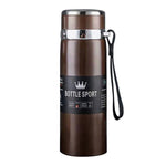 316 스테인리스 스틸 보온 머그 대용량 진공 보온병 야외 휴대용 자동차 보온 물병, 800ml, 1000ml