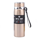 316 스테인리스 스틸 보온 머그 대용량 진공 보온병 야외 휴대용 자동차 보온 물병, 800ml, 1000ml