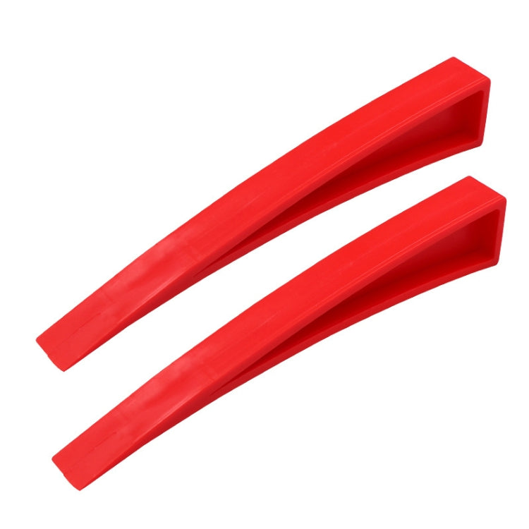2pcs Car Dent Repair Tool Door Support Clip Door Bump Leveling Screwdriver, Red, Green
