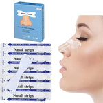 30pcs /Pack Transparent Nasal Strips To Improve Sleep, Reduce Snoring 66x19mm