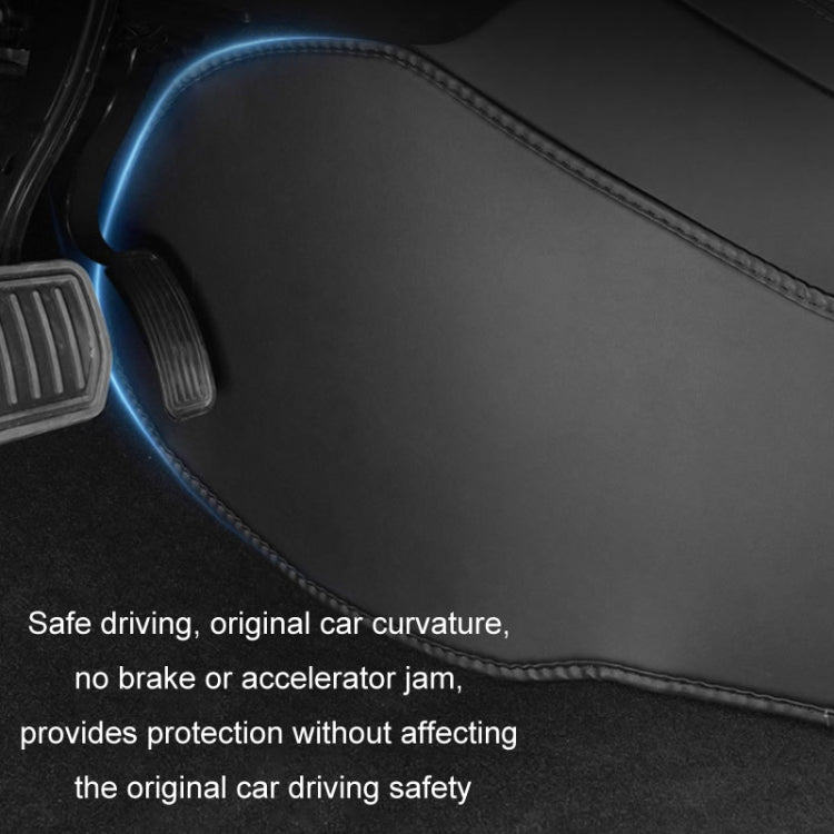 For Tesla Center Console Side Anti-kick Protective Pad, For 2024 Model 3 Driver Passenger Inner Side TPE, For 2024 Model 3 Driver Passenger Inner Side Leather, For 2024 Model 3 Rear Row TPE, For Model 3 Center Console Sides TPE                         ...
