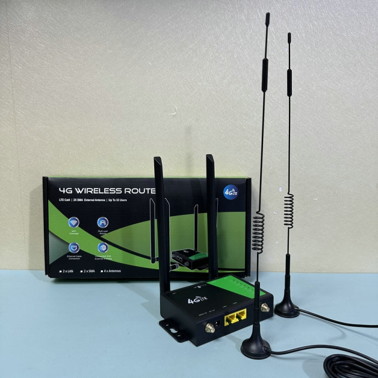 4G 무선 플러그인 라우터 분리형 확장 안테나 LTE 모니터링 네트워크 WiFi 핫스팟, EU 플러그, LT210B
