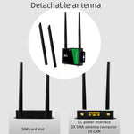 4G 무선 플러그인 라우터 분리형 확장 안테나 LTE 모니터링 네트워크 WiFi 핫스팟, EU 플러그, LT210B