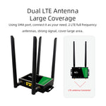 4G 무선 플러그인 라우터 분리형 확장 안테나 LTE 모니터링 네트워크 WiFi 핫스팟, EU 플러그, LT210B