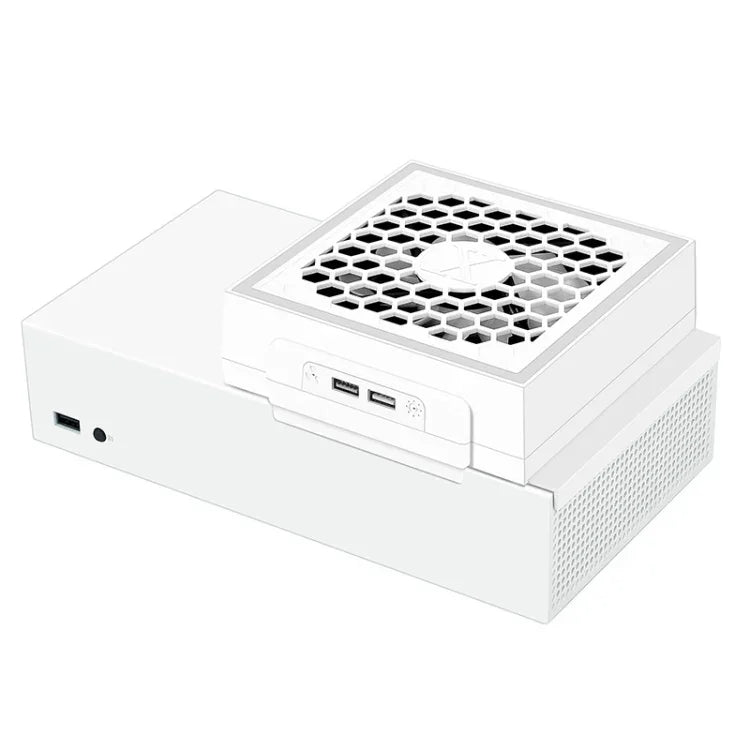 XBOX Series S 콘솔 측면 장착 냉각 팬 RGB 컬러 라이트 라디에이터, XBOX Series S용